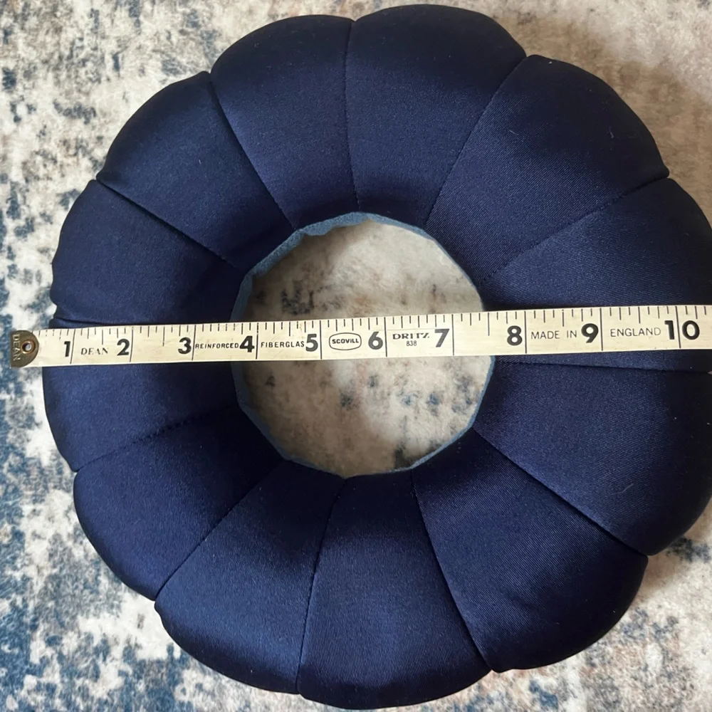 Total Pillow Donut Neck Cushion in Slate Blue
